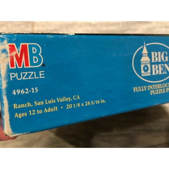 New Big Ben 1000 pc Jigsaw Puzzle Ranch‎ California San Luis Valley California - Picture 2 of 5